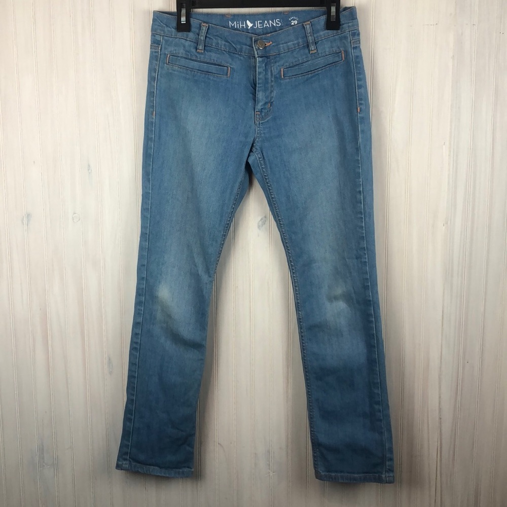 MIH PARIS RETRO SLIM LEG JEAN VINTAGE LOW MID RISE